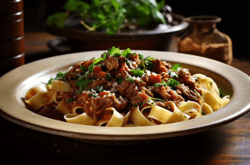 Aromatyczne duszone jagnięce ragù