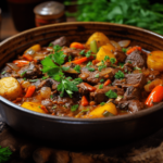 Jagnięcina duszona z warzywami