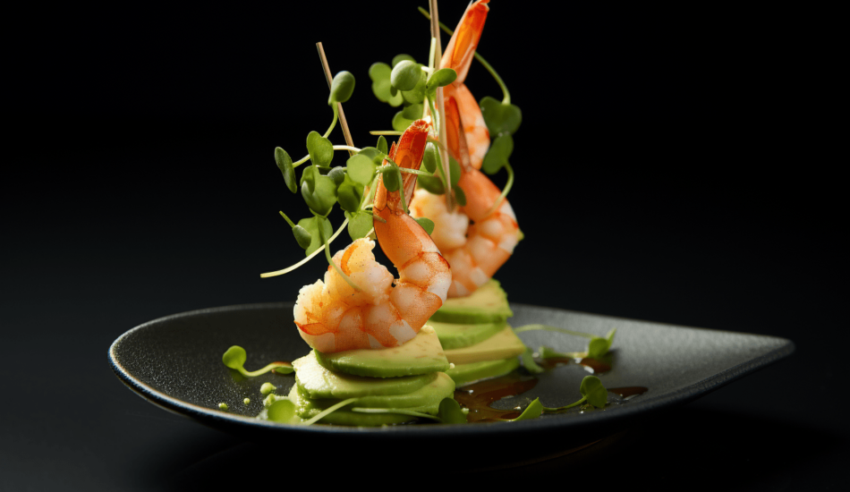 Koreczki z krewetkami i awokado na Sylwestra