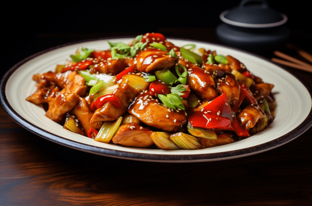 Kurczak z warzywami w sosie Teriyaki