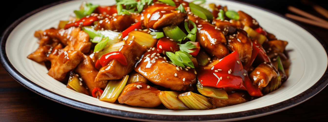 Kurczak z warzywami w sosie Teriyaki