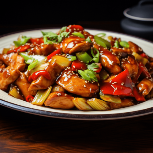 Kurczak z warzywami w sosie Teriyaki