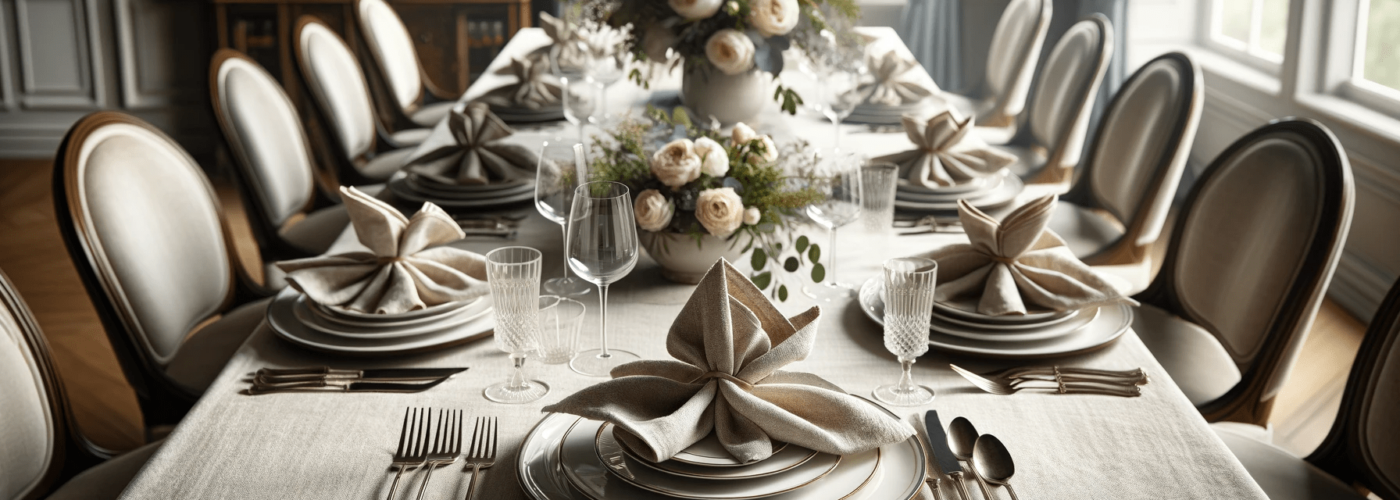 Jak kreatywnie składać serwetki? Pomysły na dekorację stołu