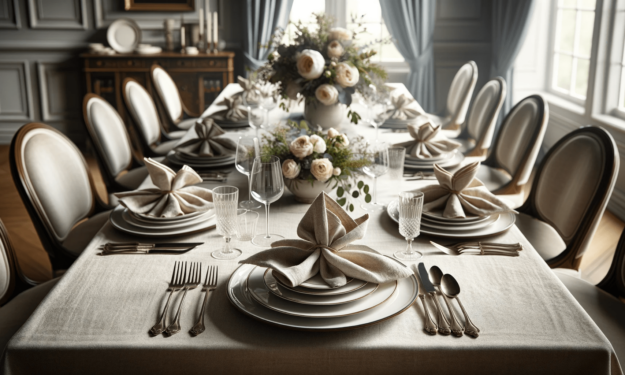 Jak kreatywnie składać serwetki? Pomysły na dekorację stołu