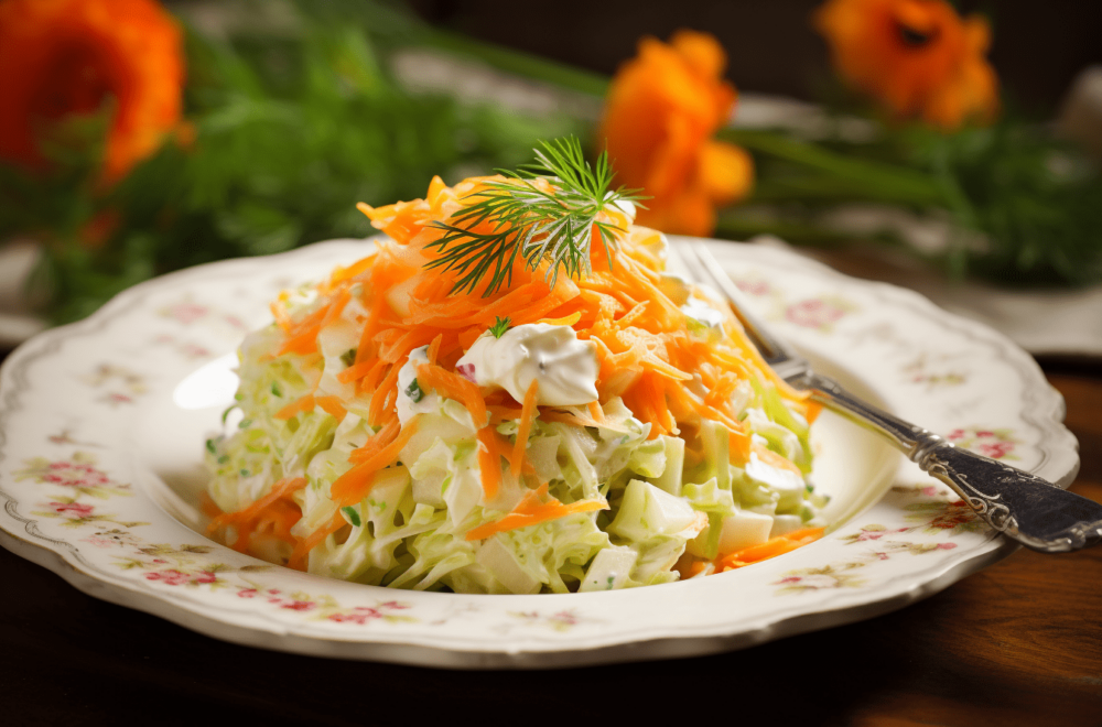 Surówka z kapusty kiszonej