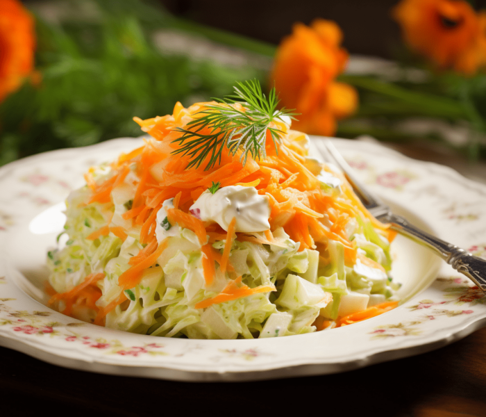 Surówka z kapusty kiszonej