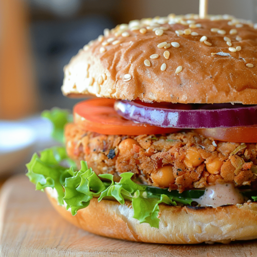 Wegeburgery z ciecierzycy