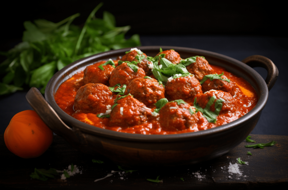 Wołowe klopsiki w sosie pomidorowym