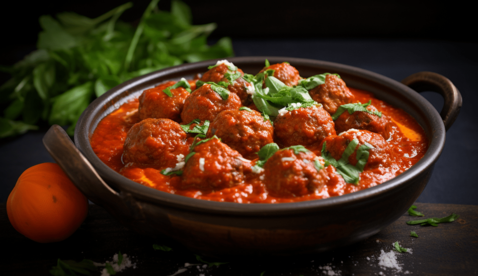 Wołowe klopsiki w sosie pomidorowym