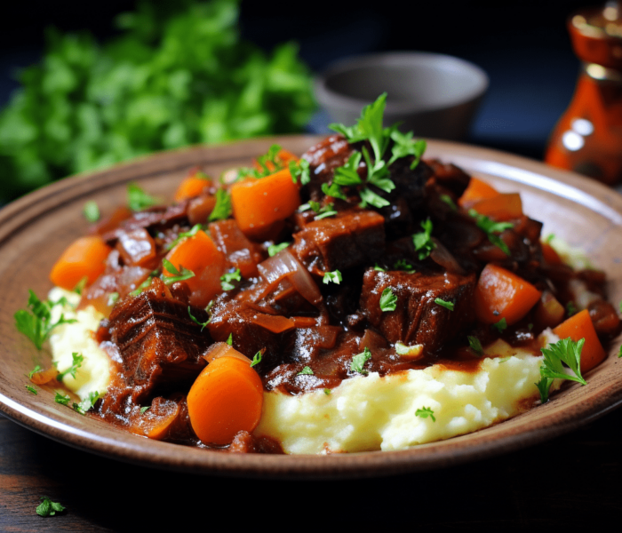 Wołowina po burgundzku