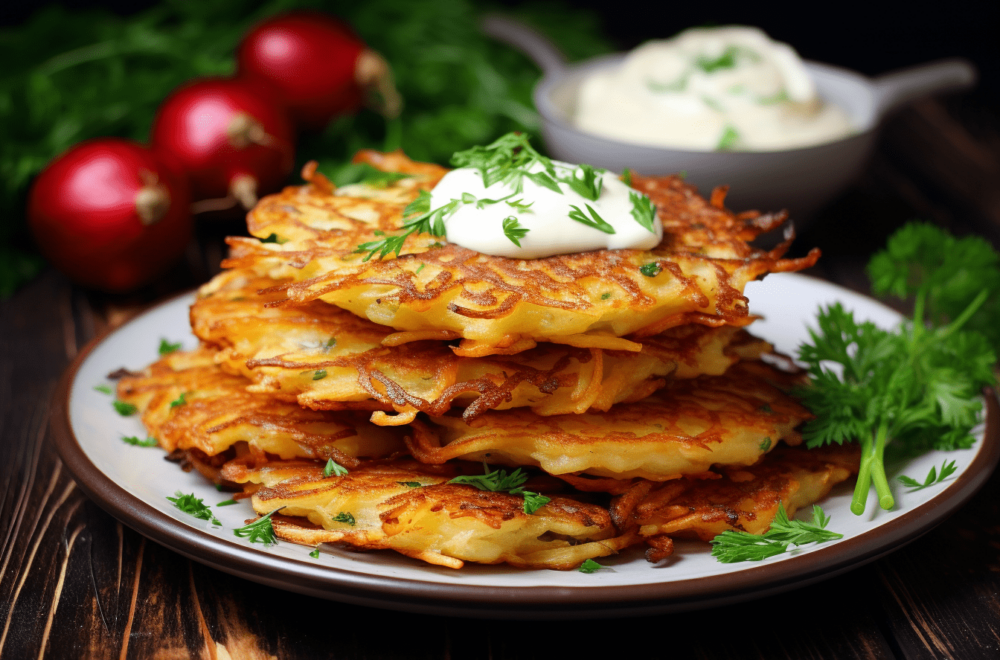 Chrupiące placki ziemniaczane