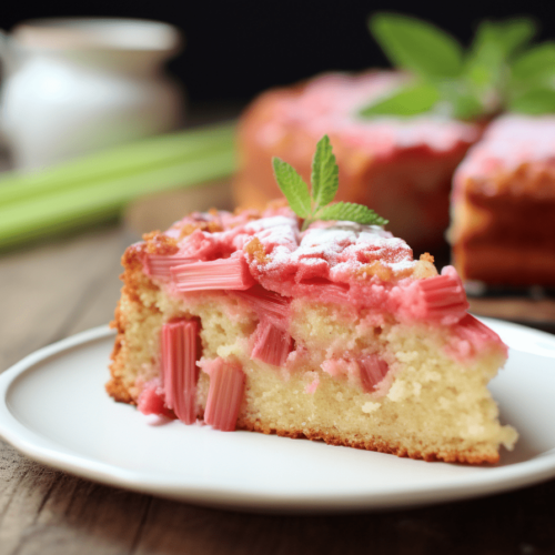 Ciasto z rabarbarem