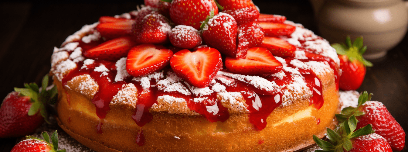 Ciasto z truskawkami