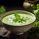 Krem z zielonego groszku