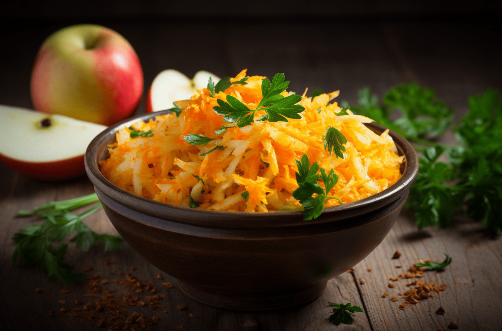 Surówka z jabłka i marchewki