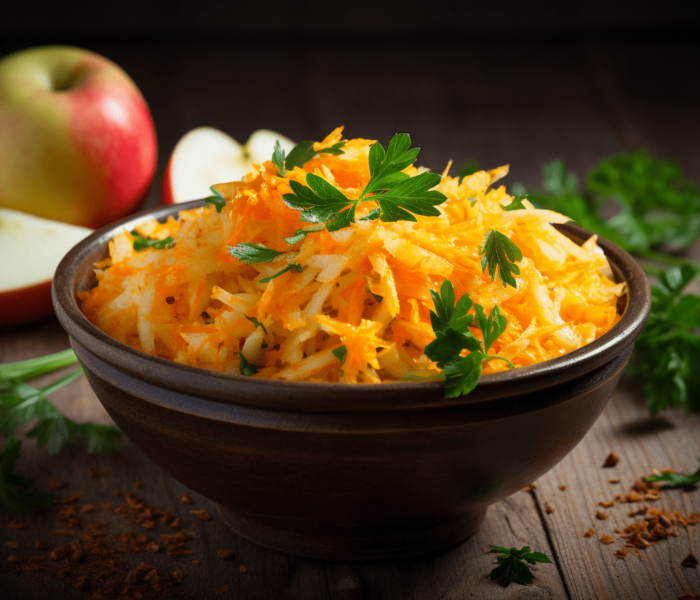 Surówka z jabłka i marchewki