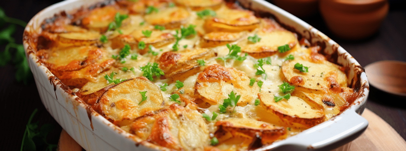 Zapiekany dorsz z ziemniakami