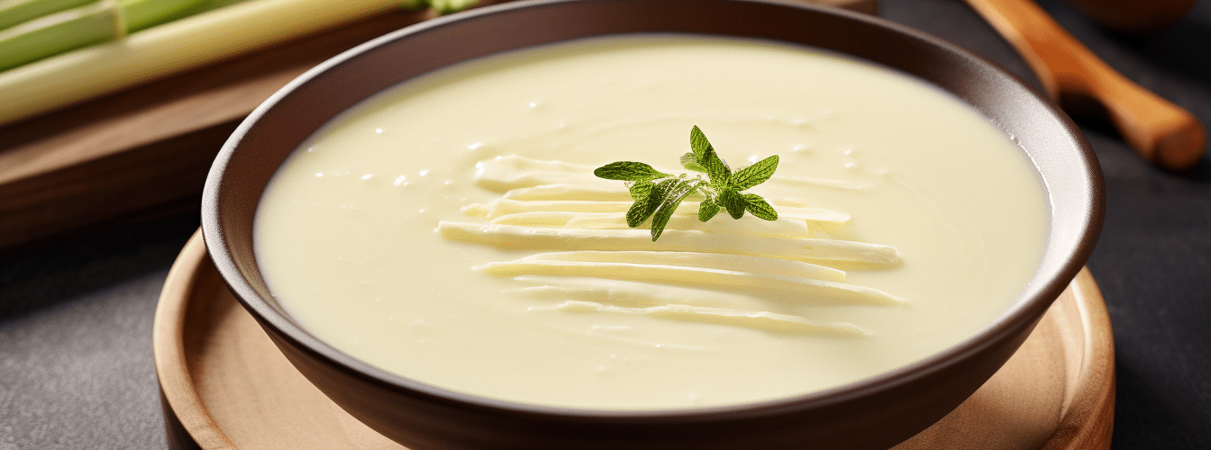 Zupa krem z białych szparagów